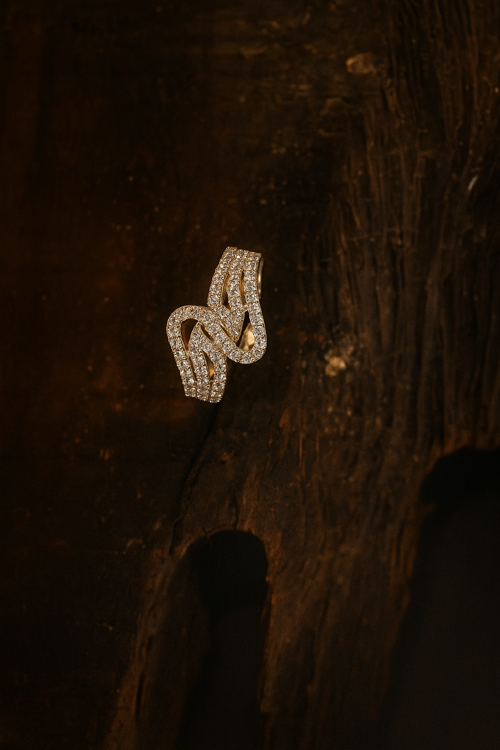 Diamond Wave Ring