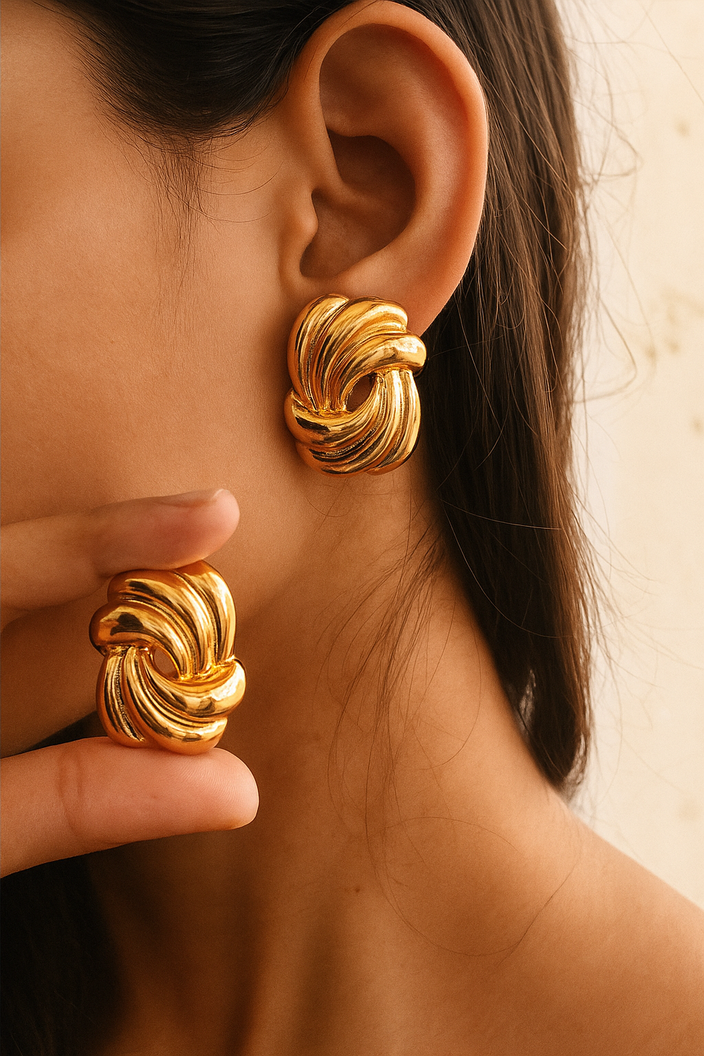 Chunky Knot Studs