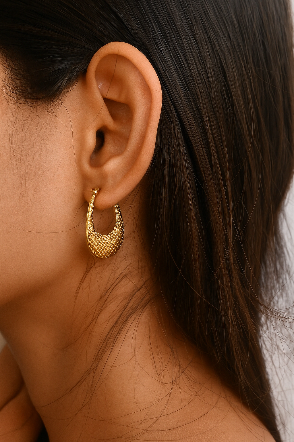 Honey Drop Hoops