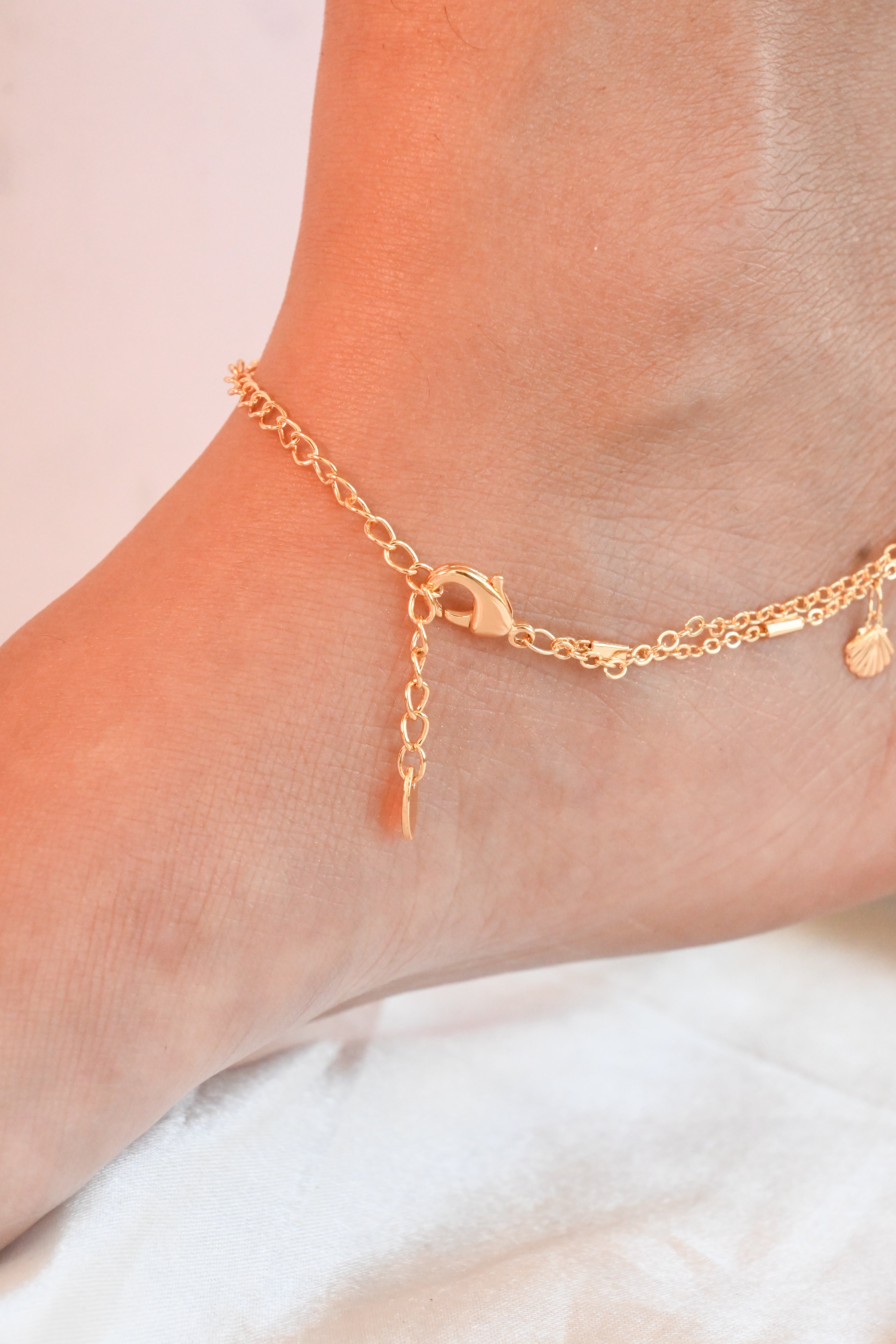Golden Shell Anklet