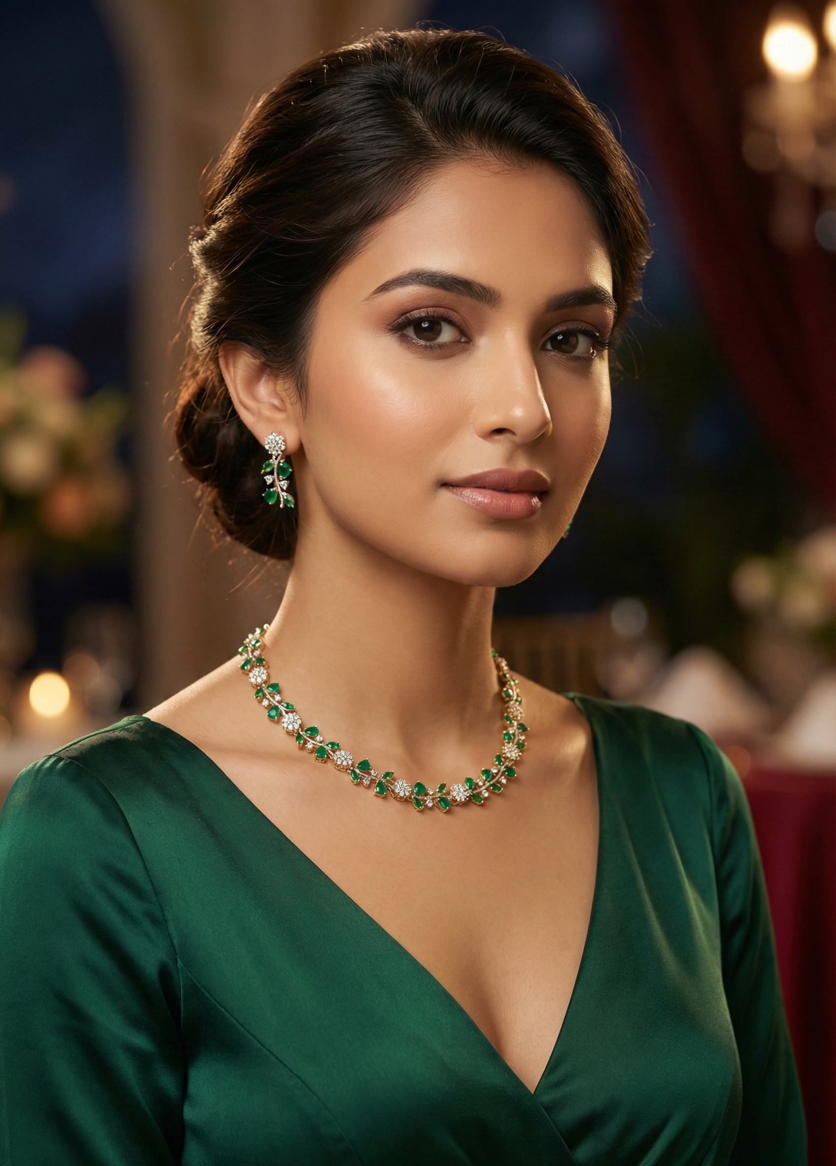 Emerald Blossom Set