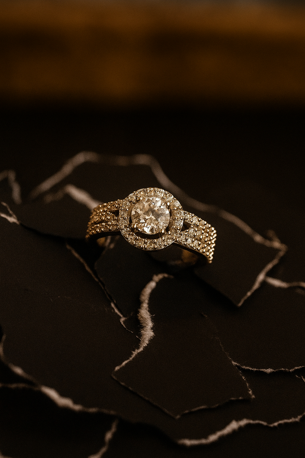 Moonlight Spark Ring