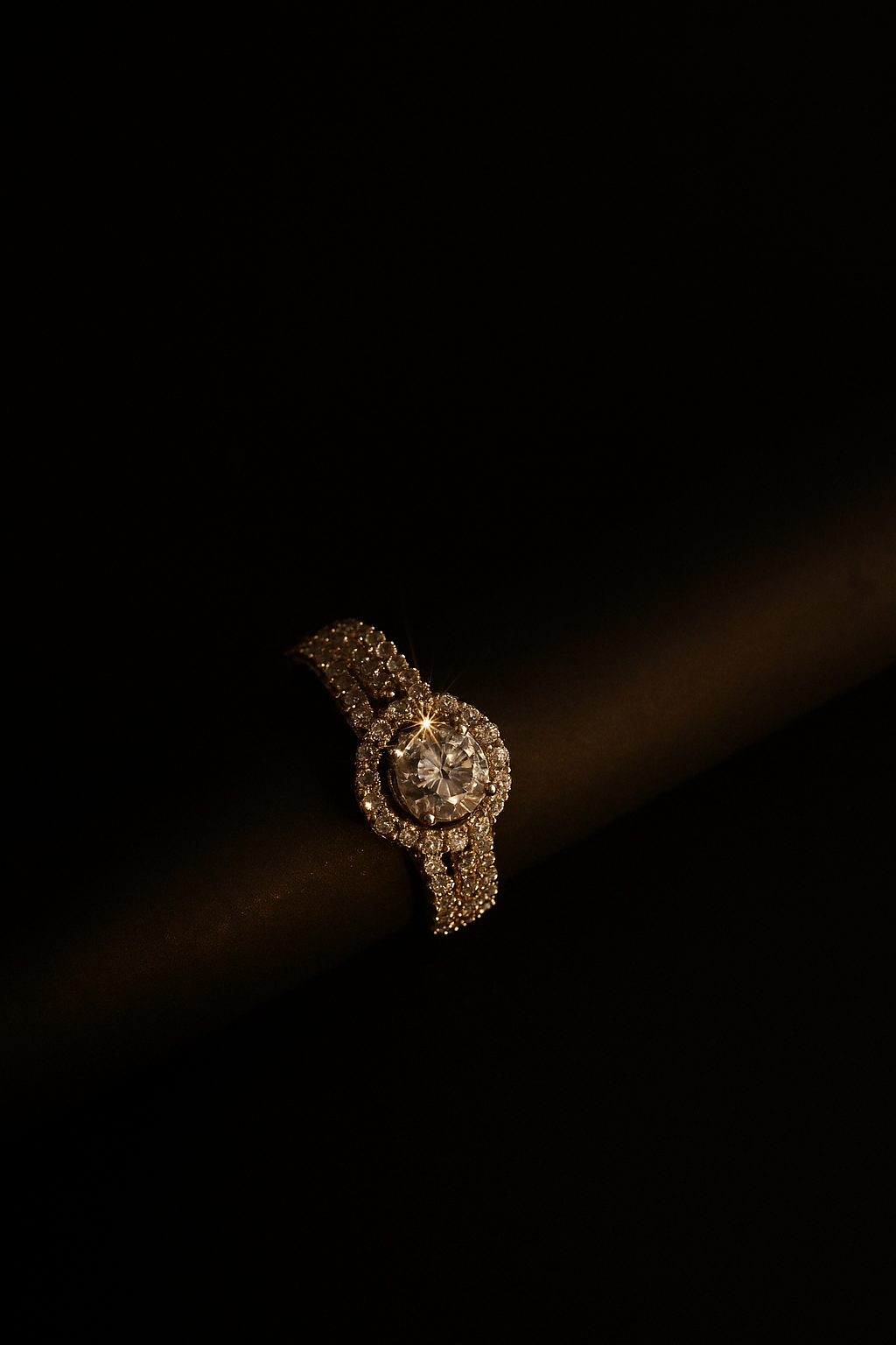 Moonlight Spark Ring