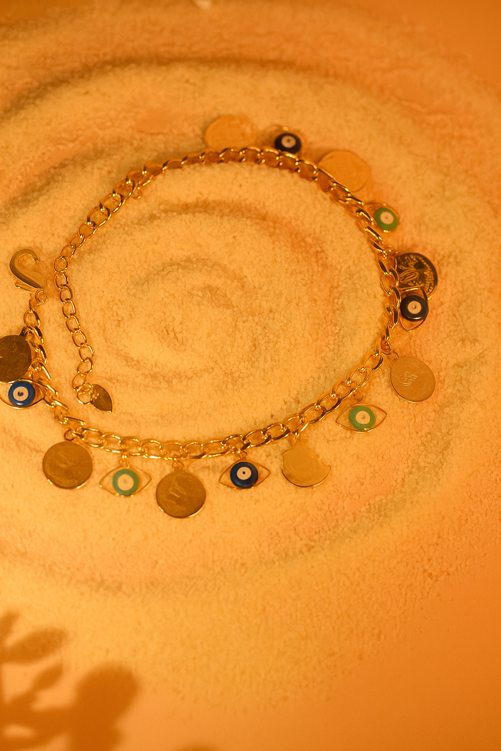 Lucky Disc Anklet