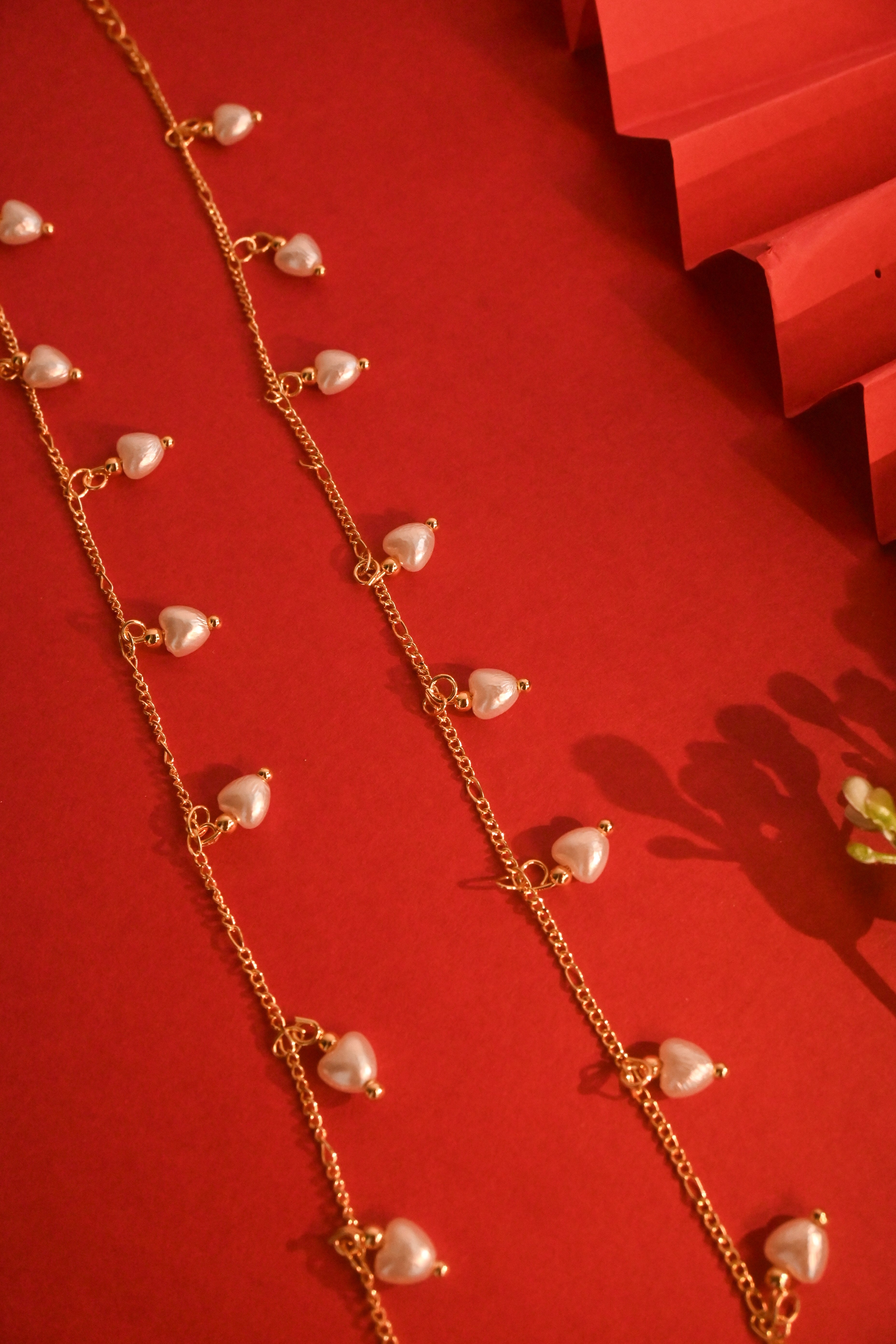 Sweetheart Dangle Anklet
