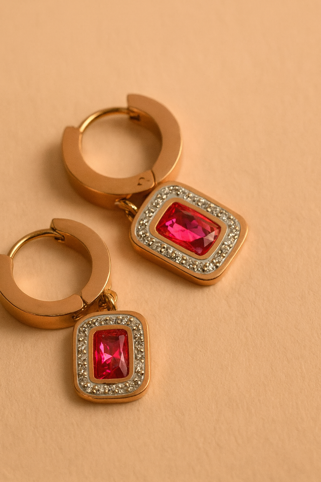 Cherry Sparkle Danglers