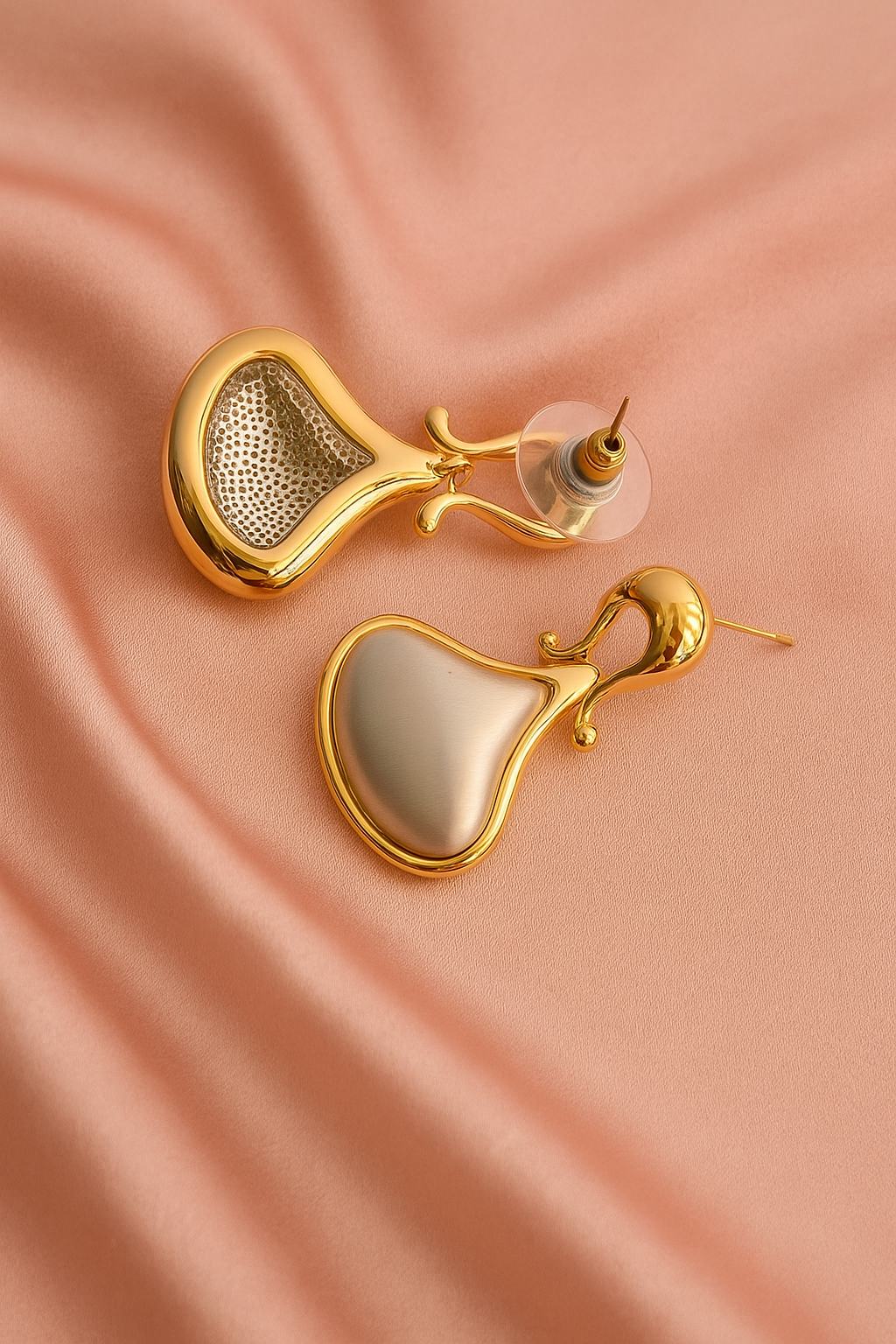 Dewdrop Gold Studs