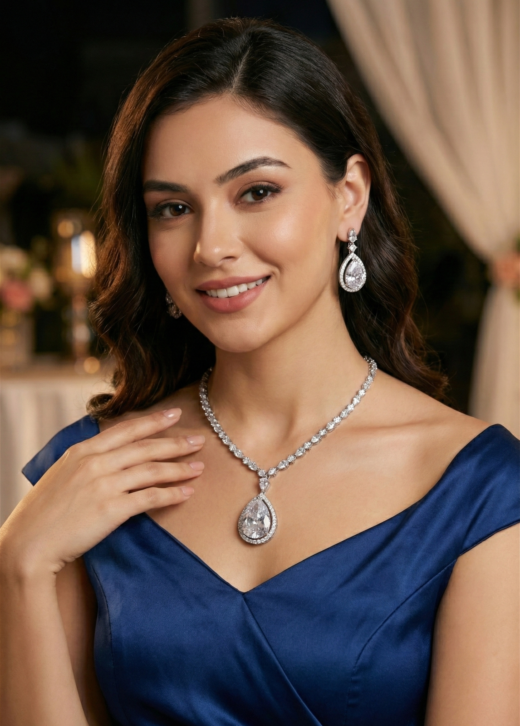 Crystal Raindrop Set